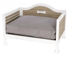 Kerbl 80379 Holzbett Fabio mit Kissen