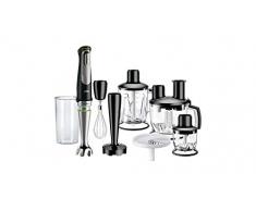 Braun Stabmixer MQ 9097X - MultiQuick 9 Pürierstab mit ActiveBlade-Technologie, 1000 Watt, inkl. 7 Zubehörteile, Schwarz/Edelstahl