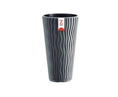 zanvic Blumentopf Sandy Slim 350, Maße 35 x 61 cm, grau, 35 x 35 x 61 cm, za386