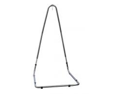 AMAZONAS Formschönes Hängesesselgestell aus Stahl Luna RockStone höhenverstellbar für Wohnzimmer und Garten 120 x 200-240 x 145 cm bis 120 kg