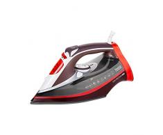 Teesa SLIDE PRECISION 3000 Dampfbügeleisen, rot-weiß-grau