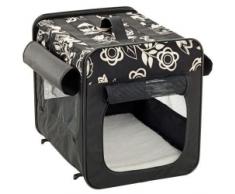 Karlie Smart Top Floral Faltbox, 35 x 31 x 27 cm, schwarz