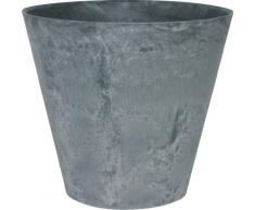 Artstone Pflanzgefäß Pflanzkübel Claire, frostbeständig und leichtgewichtig, Grau, 22x20cm