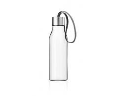 Eva Solo 502990 Trinkflasche, Mit Trageschlaufe, 0,5 Liter, Grey, Transparent/Grau