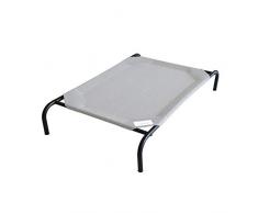 Gale Pacific Coolaroo Erhöhtes Hundebett, groß, grau