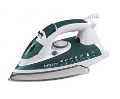 BEPER Bügeleisen, Rostfreier Edelstahl, Blaugrün/Weiß, 30x12.8x15.5 cm