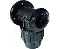 s & M Verschraubung Winkelstück, Wasserhahn, 32 mm x 1, schwarz