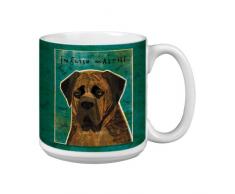 Tree-Free Greetings XM28037 John W. Golden Artful Jumbo-Tasse, 570 ml, Brindle English Mastiff