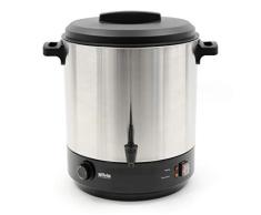 Silva Homeline HGA 5000 mit Auslaufhahn, Zum Erwärmen, Warmhalten, Einkochen oder als Kochtopf verwendbar, 2500, 30 liters, Inox
