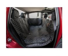 Hobbydog 190 ZBOCZA1 Hundedecke, Autoschutzdecke, Verschiedene Größen und Farben, 140 x 190 cm, L, schwarz mit Seitenschutz