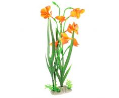 sourcingmap Kunstpflanze für Aquarien, 34 cm, Grün/Orange