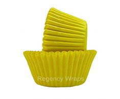 Regency Packungen Fettdichte Backförmchen, Solid Gelb, 40-count, Standard.