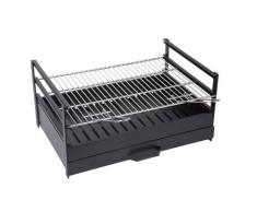 Sauvic 02728-Grill Schublade mit Grillrost aus Edelstahl 60 x 40 cm.