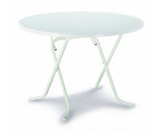 Best 26521000 Scherenklapptisch Primo rund 100 cm, weiß