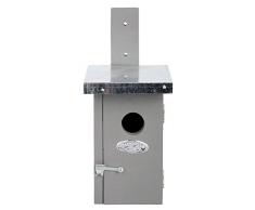 Esschert Design NK38G Zaunkönig Nistkasten, grau