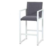 Siena Garden Campano Barstuhl, weiß