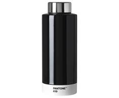 Pantone Trinkflasche, Edelstahl, Black 419, 7.4 x 7.4 x 19 cm