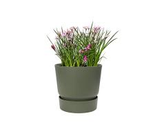 Elho Greenville Rund 47 - Blumentopf - Laubgrün - Draußen - Ø 47 x H 44.1 cm