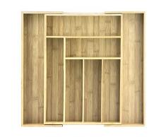Totally Bamboo BA202043 Besteckkasten, ausziehbar 46 x 32 cm, Accessoires