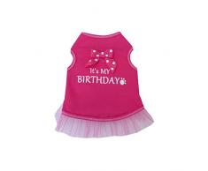 I See Spot Tank, Aufschrift Its My Birthday, XXL, Pink