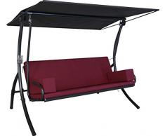 Angerer Elegance Tolar Hollywoodschaukel rot
