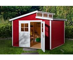 weka Gartenhaus 226 Gr.4, schwedenrot, 21 mm