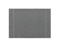 DAY DRAP Tischset anthracite grau, recycelte Baumwolle, 45x32 cm, 2 Stück