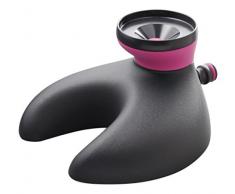 G.F. GF80273618 Kreisregner CONO 95m² | Mit Standfuß | für kleine Flächen | weicher, zerstäubter Strahl | min. 2 bar | kreisförmige Bewässerungszone r=5,5m | kompatibel zum Stecksystem des Marktführers | Fuchsia