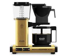 Moccamaster Filter Kaffeemaschine KBG Select, 1.25 Liter, 1520 W, Brushed Brass