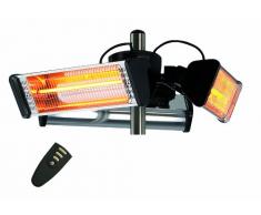 Mo-El Infrarot Heizstrahler Triangolo Stand IP65, Mehrfarbig, 3600 Watt