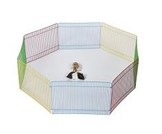 Pet Ting Play Pen Laufgitter für Hamster, Meerschweinchen, Kaninchen, 34 x 23 cm, 8-teilig