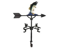 Montague Metal Products Wetterfahne mit farbigem Bass, 81 cm