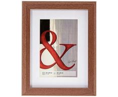 walther design Stockholm Holzr. 015X020 Bilderrahmen, Holz, Nussbaum, 18 x 3 x 23 cm