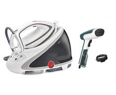 Tefal GV9567 Pro Express Ultimate Dampfbügelstation + Dampfbürste Access Steam First DT6131 | 7,7 Bar | 155 g/Min. kontinuierlicher Dampf | 500 g/Min. Extra-Dampfstoß | weiß