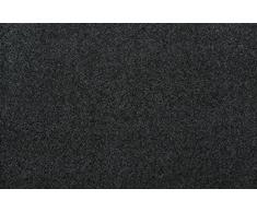 Kunstrasen Rasenteppich Balkon Terasse Vlies Komfort 550 x 200 cm anthrazit. Weitere Farben und Größen verfügbar