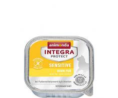 Animonda Integra Protect Katzen Nassnahrung Protect Sensitive Huhn pur, 16 x 100 g Schale