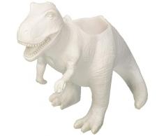 Unbekannt Gift Republic T-Rex Planter Pflanzgefäß, weiß