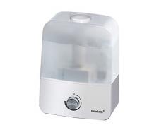 Steba Luftbefeuchter LB 9 | Ultraschallvernebelung min. 250 ml/h bis max. 400 ml/h | stunfenlose Geschwindigkeitsregelung | Ökostufe 30 W | inklusive Keramikfilter | 3,5 Liter Wassertank