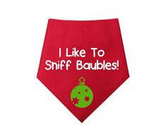 Spoilt Rotten Pets (S4, wie ich zu Sniff Weihnachtskugeln Weihnachten Dog Bandana - alle Rassen Größen erhältlich von Tiny Chihuahua bis extra groß Neufundländer Hund