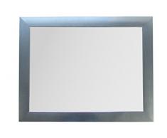 King Home S1710844 Wandspiegel mit Rahmen, Silver, 30X40H