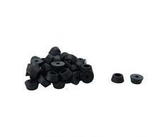 sourcing map 20 Stück konische Form Möbel Tisch Stuhl Bein Tipps Fuß Pads 15x12x9mm de de