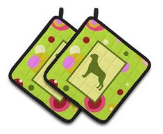 Caroline s Treasures Rottweiler Paar Topflappen ck1091pthd, 7.5hx7.5 W, multicolor