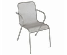 MWH Das Original 879396 Stapelsessel, Vendo, grau
