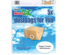 Mistervac MV 653 5 Staubsaugerbeutel geeignet Columbus ST 12 und Columbus SW 20 P
