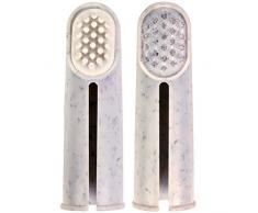 Trixie Zwei Zahnbürste Set für Hunde und Katzen