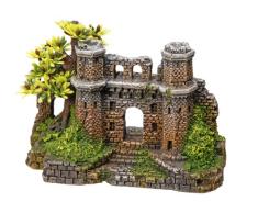 Nobby 28279 Aquarium Dekoration Aqua Ornaments Ruinen Tor mit Pflanzen L-17.5 x B-9.5 x H-12.5 cm