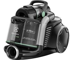 Electrolux euf8green Staubsauger ohne Beutel Ultraflex, System Motion Control, Hygiene Filter 12, Black/Sage Green