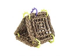 Parrot Essentials 720090 Seegras Zelt Natürl Sittich & Papageien Spielzeug, 270 g