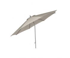 Siena Garden 336882 Sonnenschirm Push Up, Bezug natur Gestell silber à 300 cm