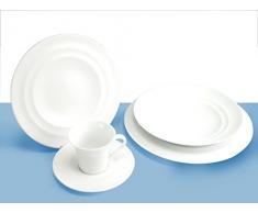 H & H Zuckerdose SUPERWHITE Porzellan mit Deckel Küchenutensilien